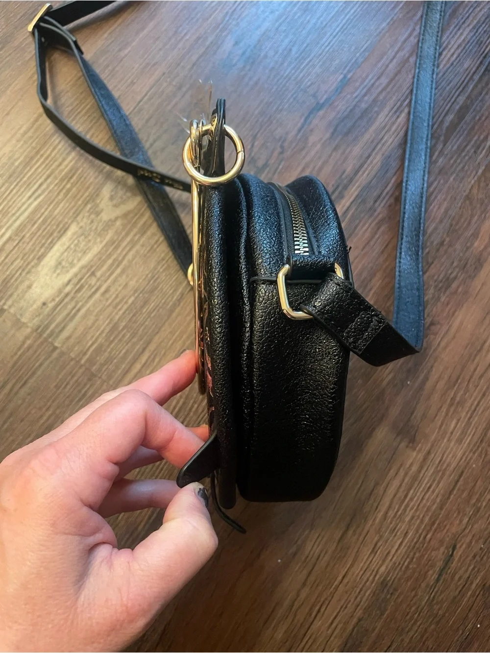 Fred Segal READ Harry Potter Hermione's Cauldron Black Crossbody Bag Purse NWOT - Picture 4 of 11